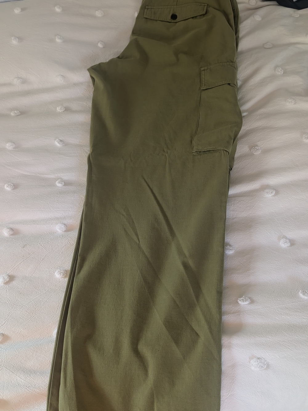 Madewell Olive Cargo Pants in Army Green